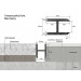 Теневая рейка Laconistiq Dual под панели и керамогранит