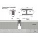 Защелка для теневой рейки Laconistiq Dual Mini под обои, панели и керамогранит